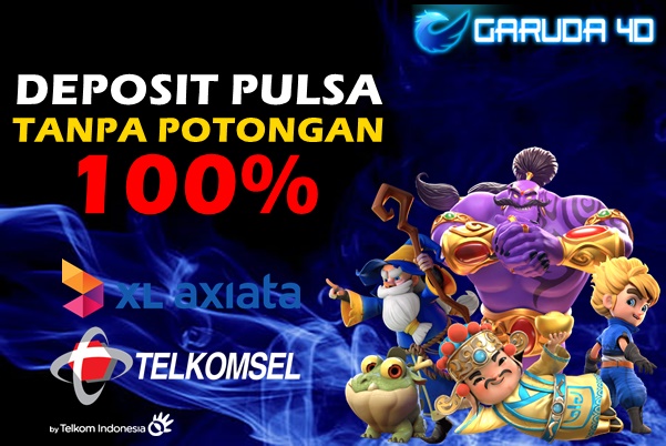 garuda4d sekarang memberi deposit pulsa tanpa potongan 100%, promo ini bisa kalian dikmati di situs garuda4d.